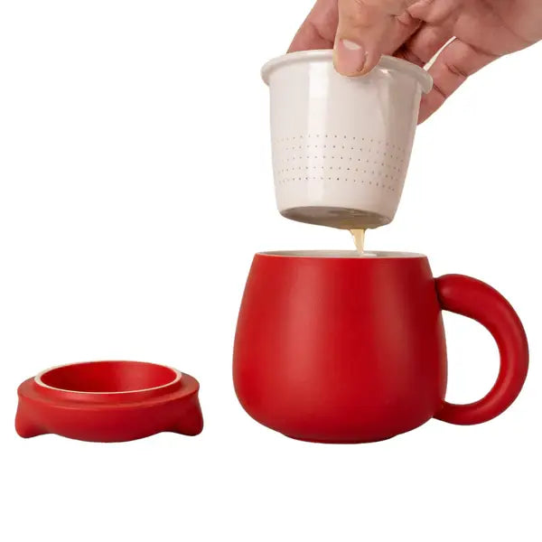 Mugs with Infuser and Lid - 13 fl.oz.