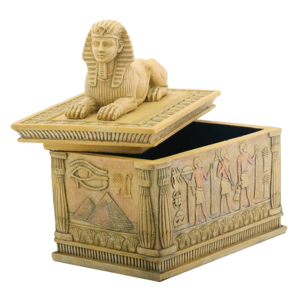 Y7304 Egyptian Sphinx Trinket Box