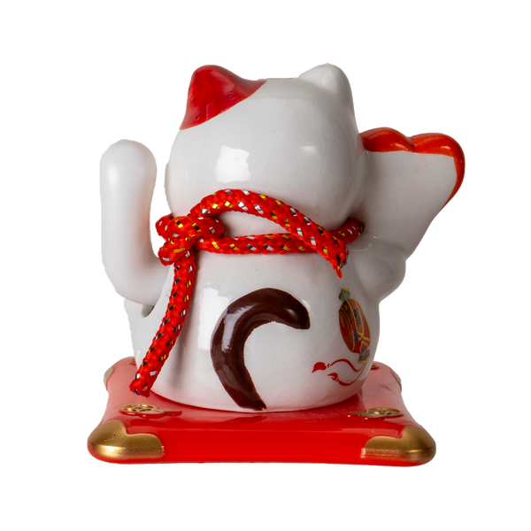 5 Inch Tall Solar Powered Lucky Cat With Movable Arm (1/60)