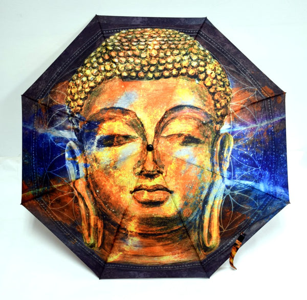 Umbrella - Buddha, 10" L closed, opens to 21" L x 36" W