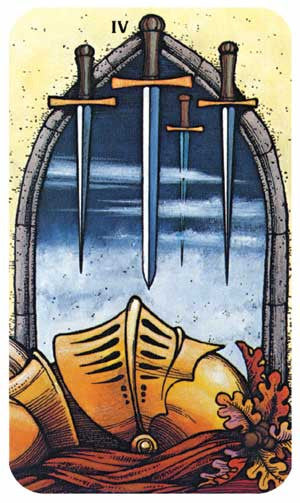 Morgan Greer Tarot Deck - Four of Swords