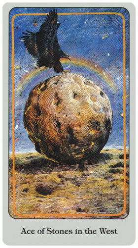 Haindl Tarot - Ace of Stones in the West