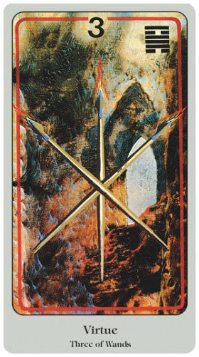 Haindl Tarot - Three of Wands, Virtue