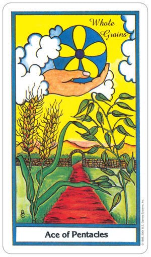 Herbal Tarot - Ace of Pentacles