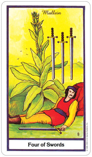 Herbal Tarot - Four of Swords