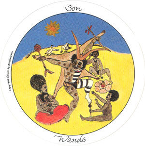 Motherpeace Tarot - Son of Wands