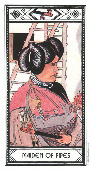 Native American Tarot - Maiden of Pipes
