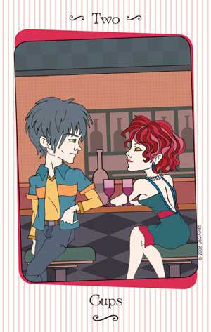 Vanessa Tarot - Two of Cups