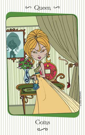 Vanessa Tarot - The Queen of Coins