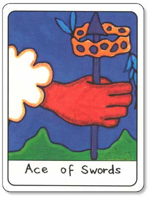 African Tarot Ace of Swords