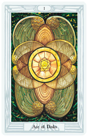Thoth Tarot - Ace of Disks