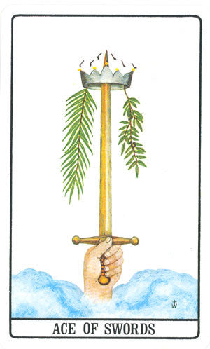 Golden Dawn Tarot - Ace of Swords