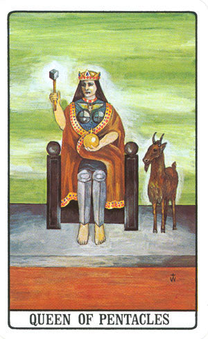 Golden Dawn Tarot - Queen of Pentacles