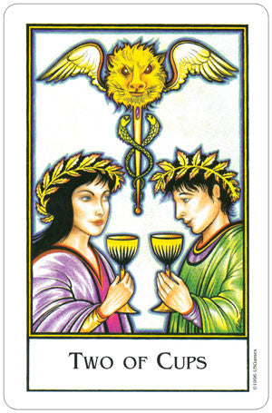 New Palladini Tarot - Two of Cups