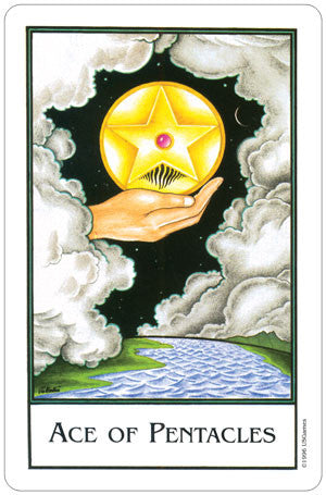 New Palladini Tarot - Ace of Pentacles