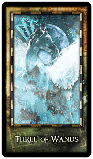 Archeon Tarot - Three of Wands