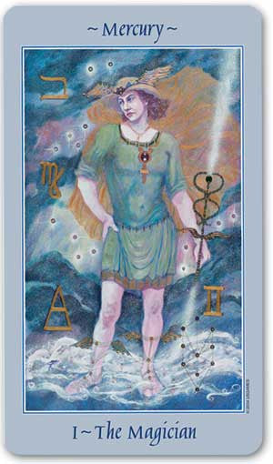 Celestial Tarot - the Magician