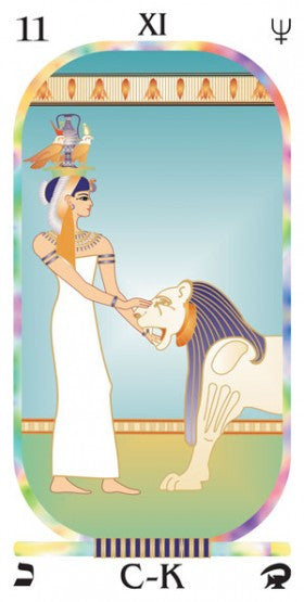Brotherhood of Light Egyptian Tarot - Strength