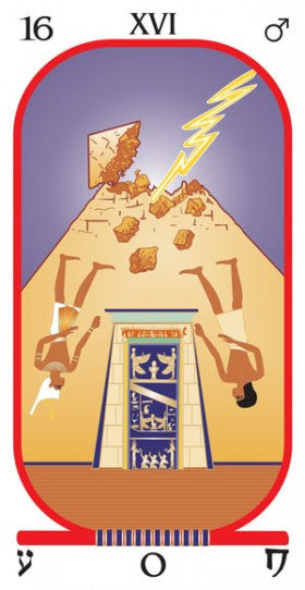 Brotherhood of Light Egyptian Tarot -Tower