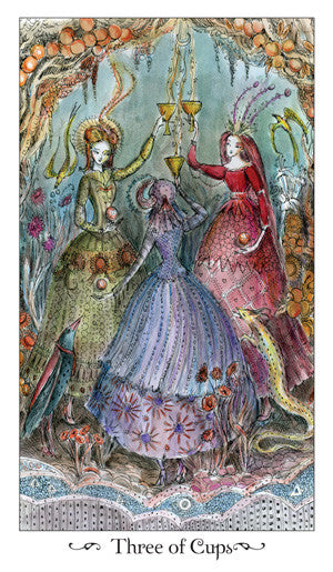 Paulina Tarot - Three of Cups