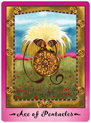 Faerie Tarot - Ace of Pentacles