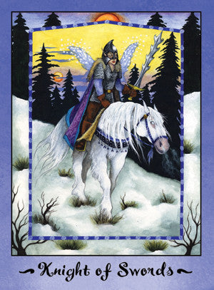 Faerie Tarot - Knight of Swords