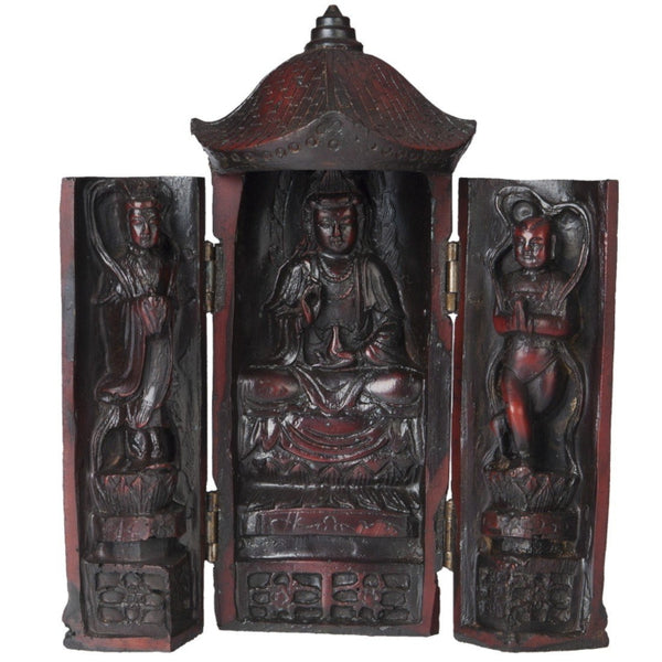 Trinity Altar - Kwan Yin Meditating, 9" H