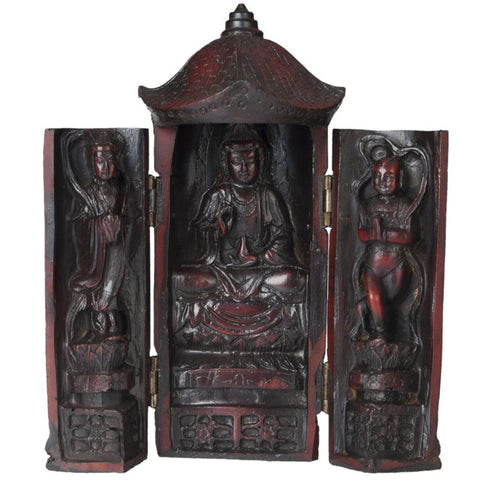 Trinity Altar - Kwan Yin Meditating, 9" H