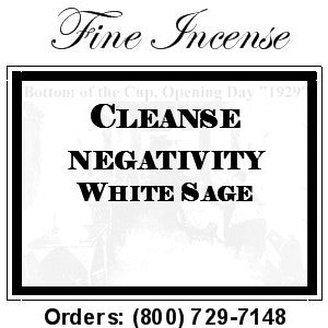 Incense - White Sage to Cleanse Negativity