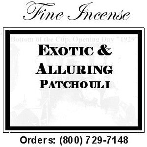 Incense - Patchouli - Exotic and Alluring