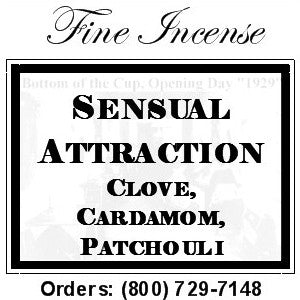 Incense - Cloves, Cardamom, and Patchouli for Sensual Attraction
