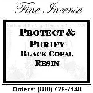Black Copal Incense - Protect and Purify
