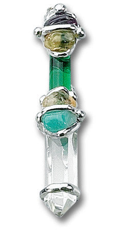 Prosperity baby wand pendant