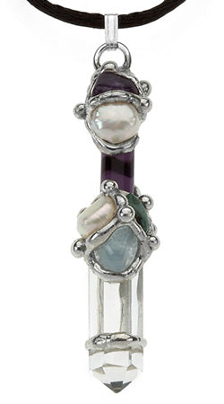 Ask, Believe, Receive Baby Wand Pendant