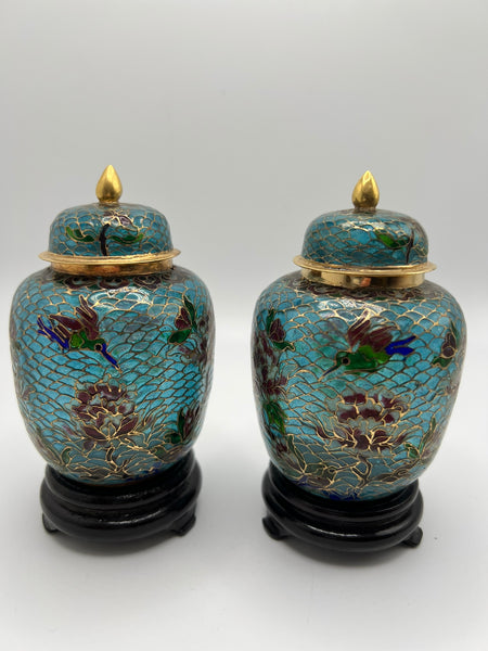 Cloisonné Ginger Jars