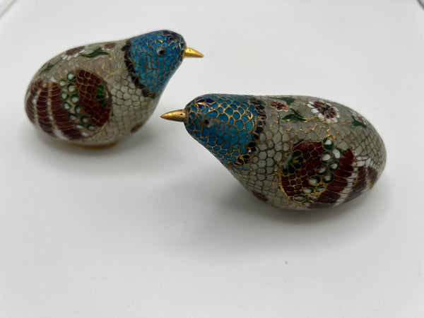 Cloisonné Quails