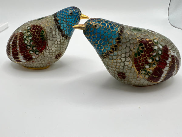 Cloisonné Quails