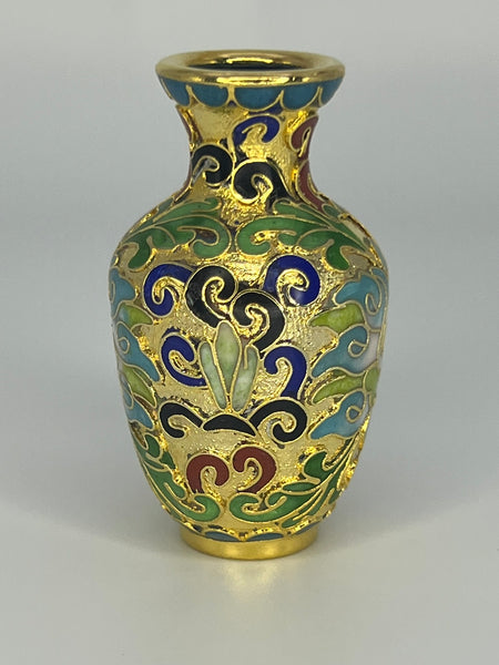 Gold Cloisonne Vases