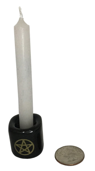 Chime Candle, White - 3.75" x .5"